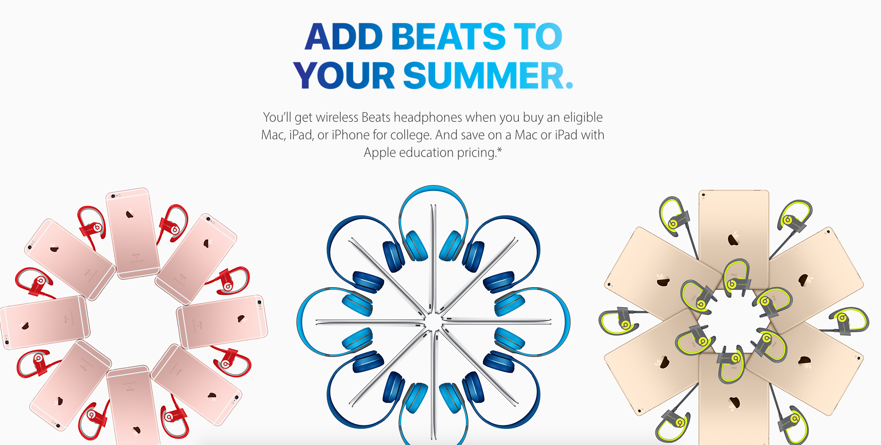 apple store beats promotion